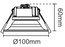10W 90MM CUTOUT COB LED DOWNLIGHT (DL9413-TC) - LEDLIGHTMELBOURNE